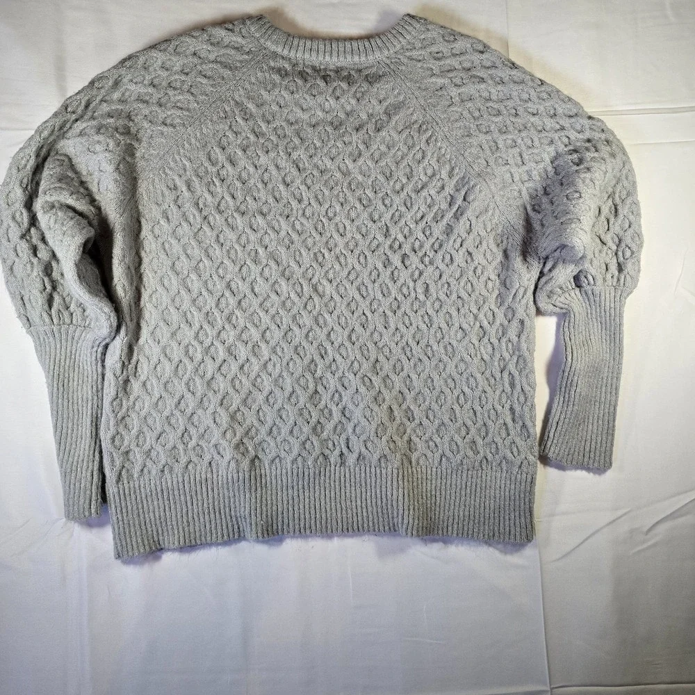 Terra & Sky Grey Plus‎ Crew Neck Long Sleeve Neutral Super Soft Sweater 0X 14W